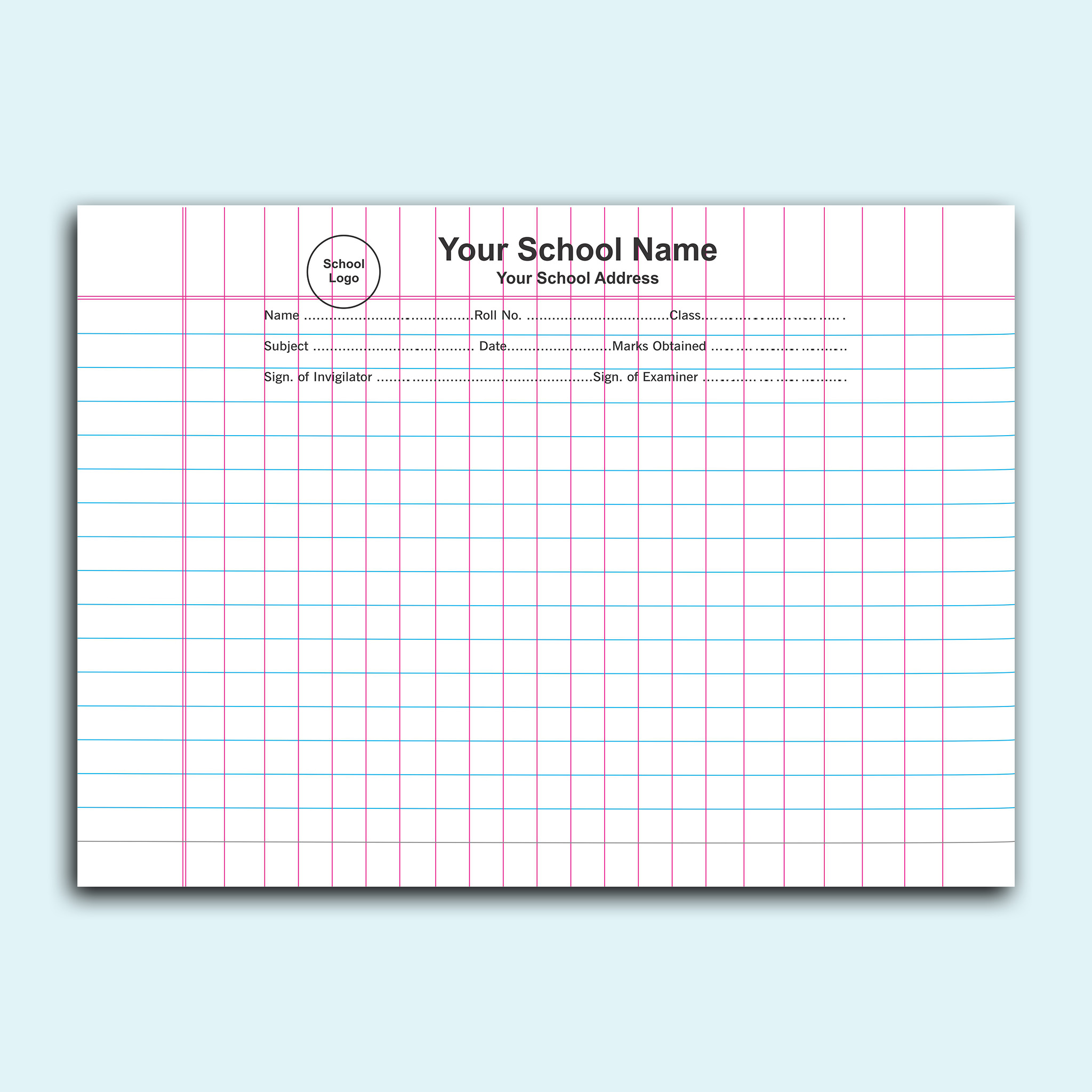 Answer Sheet Math